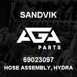 69023097 Sandvik HOSE ASSEMBLY, HYDRAULIC | AGA Parts