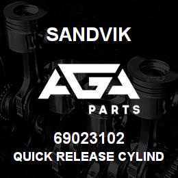 69023102 Sandvik QUICK RELEASE CYLINDER | AGA Parts