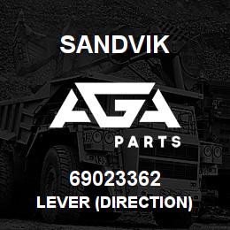 69023362 Sandvik LEVER (DIRECTION) | AGA Parts