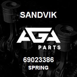 69023386 Sandvik SPRING | AGA Parts