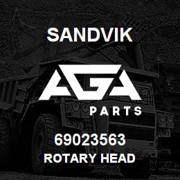 69023563 Sandvik ROTARY HEAD | AGA Parts