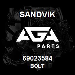 69023584 Sandvik BOLT | AGA Parts