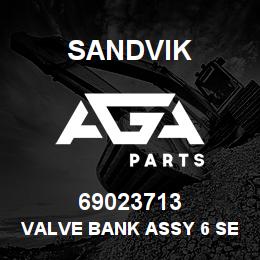 69023713 Sandvik VALVE BANK ASSY 6 SE | AGA Parts