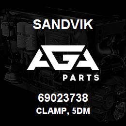 69023738 Sandvik CLAMP, 5DM | AGA Parts