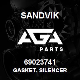 69023741 Sandvik GASKET, SILENCER | AGA Parts