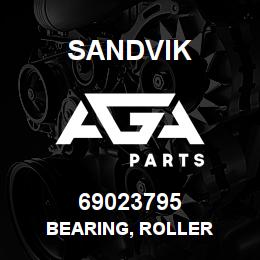 69023795 Sandvik BEARING, ROLLER | AGA Parts