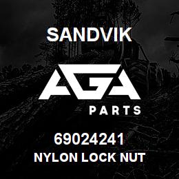69024241 Sandvik NYLON LOCK NUT | AGA Parts