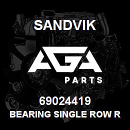 69024419 Sandvik BEARING SINGLE ROW RADIAL BALL 40 MM. | AGA Parts