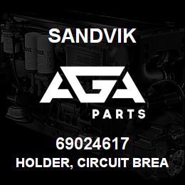 69024617 Sandvik HOLDER, CIRCUIT BREAKER NLA W/O R/B | AGA Parts