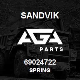 69024722 Sandvik SPRING | AGA Parts