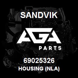 69025326 Sandvik HOUSING (NLA) | AGA Parts