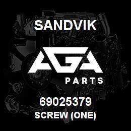 69025379 Sandvik SCREW (ONE) | AGA Parts