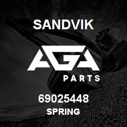 69025448 Sandvik SPRING | AGA Parts