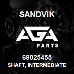 69025455 Sandvik SHAFT, INTERMEDIATE (NLA) | AGA Parts