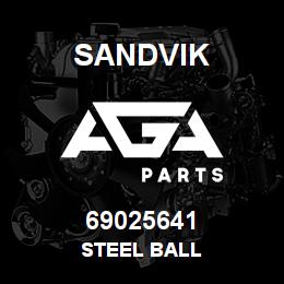 69025641 Sandvik STEEL BALL | AGA Parts