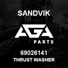 69026141 Sandvik THRUST WASHER | AGA Parts
