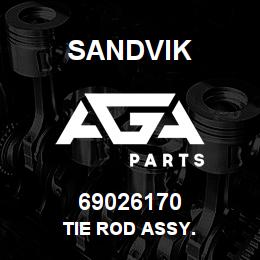 69026170 Sandvik TIE ROD ASSY. | AGA Parts