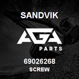69026268 Sandvik SCREW | AGA Parts