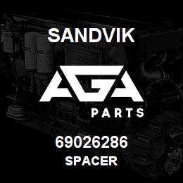 69026286 Sandvik SPACER | AGA Parts