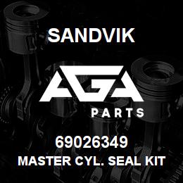 69026349 Sandvik MASTER CYL. SEAL KIT | AGA Parts