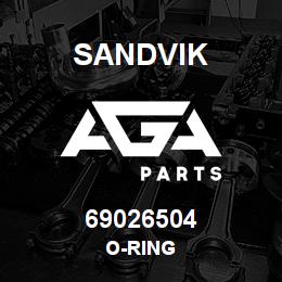 69026504 Sandvik O-RING | AGA Parts