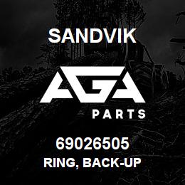 69026505 Sandvik RING, BACK-UP | AGA Parts