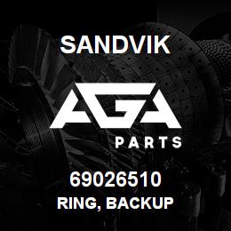 69026510 Sandvik RING, BACKUP | AGA Parts