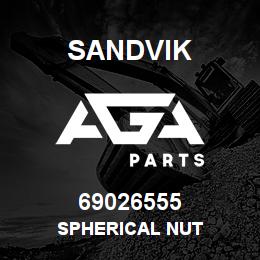 69026555 Sandvik SPHERICAL NUT | AGA Parts