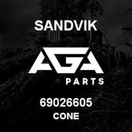 69026605 Sandvik CONE | AGA Parts