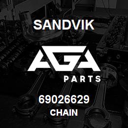 69026629 Sandvik CHAIN | AGA Parts