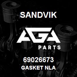 69026673 Sandvik GASKET NLA | AGA Parts
