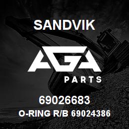 69026683 Sandvik O-RING R/B 69024386 RB | AGA Parts