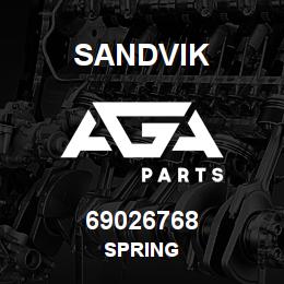 69026768 Sandvik SPRING | AGA Parts