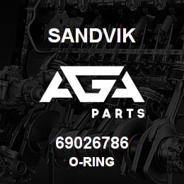 69026786 Sandvik O-RING | AGA Parts