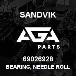 69026928 Sandvik BEARING, NEEDLE ROLLER | AGA Parts