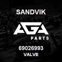 69026993 Sandvik VALVE | AGA Parts