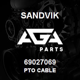 69027069 Sandvik PTO CABLE | AGA Parts