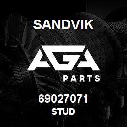 69027071 Sandvik STUD | AGA Parts