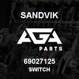 69027125 Sandvik SWITCH | AGA Parts