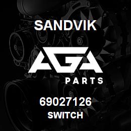 69027126 Sandvik SWITCH | AGA Parts