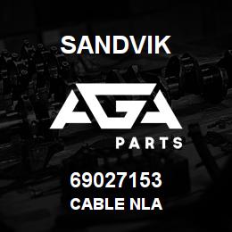 69027153 Sandvik CABLE NLA | AGA Parts