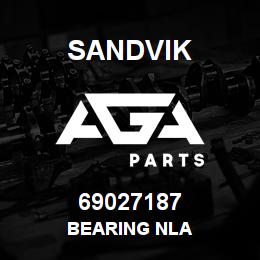 69027187 Sandvik BEARING NLA | AGA Parts