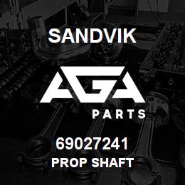 69027241 Sandvik PROP SHAFT | AGA Parts