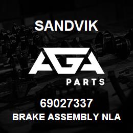 69027337 Sandvik BRAKE ASSEMBLY NLA | AGA Parts