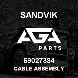 69027384 Sandvik CABLE ASSEMBLY | AGA Parts