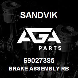 69027385 Sandvik BRAKE ASSEMBLY RB | AGA Parts