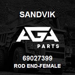 69027399 Sandvik ROD END-FEMALE | AGA Parts
