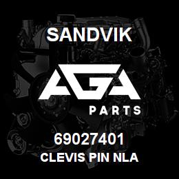 69027401 Sandvik CLEVIS PIN NLA | AGA Parts