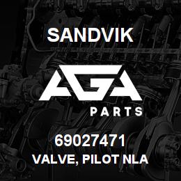 69027471 Sandvik VALVE, PILOT NLA | AGA Parts