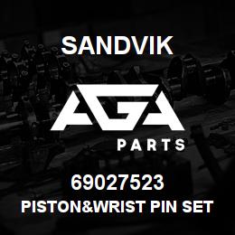 69027523 Sandvik PISTON&WRIST PIN SET | AGA Parts
